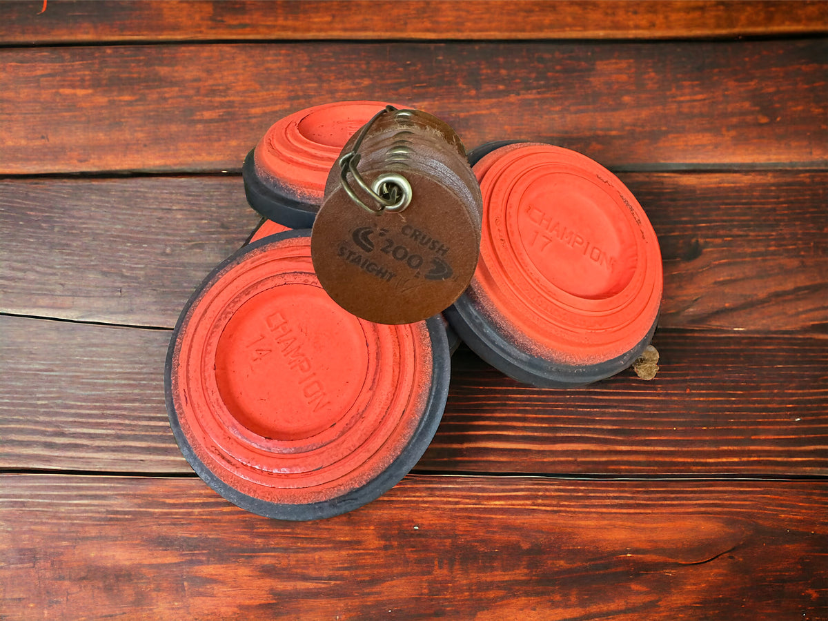 You Crushed them Straight 25-200 Leather Chips for Shooters