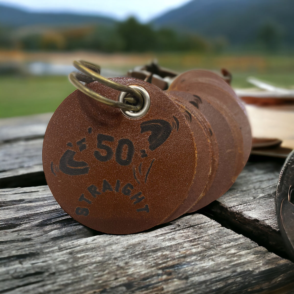 You Shot them Straights 25-200 Leather Chips for Shooters