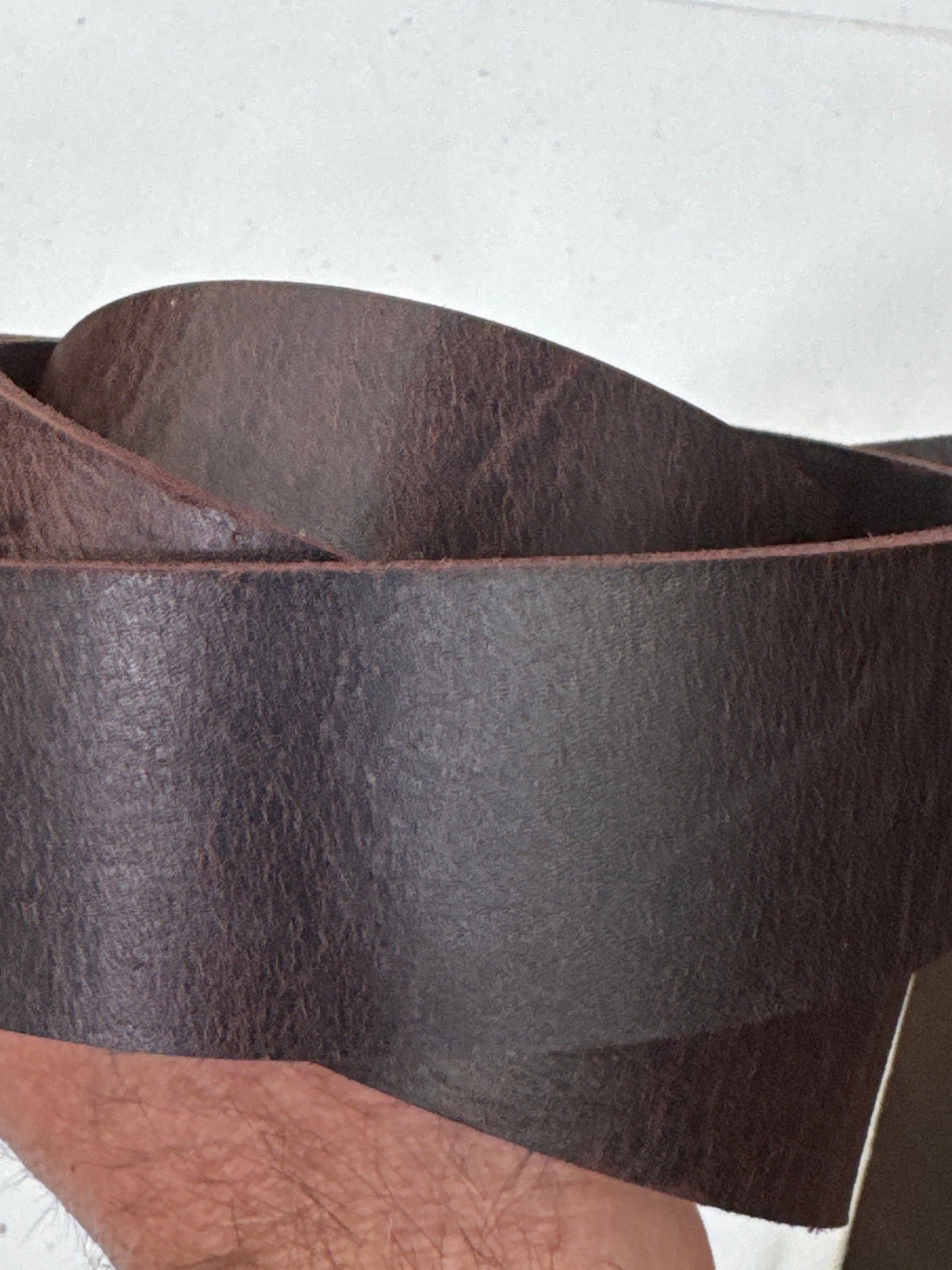 Maroon Latigo Thick Belt